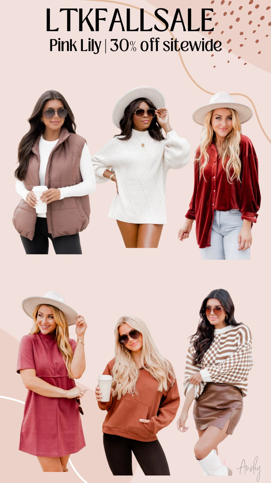 LTK SALE IS ON!

Shop pink lily 30% off sitewide below. Copy the promo code and paste at checkout!


#LTKsalealert #LTKstyletip #LTKSale