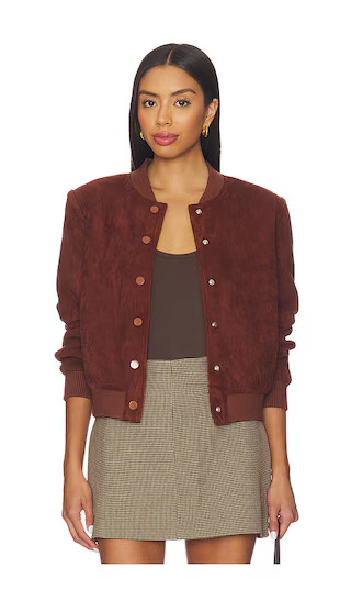Olenna Jacket in Rust Brown | Revolve Clothing (Global)