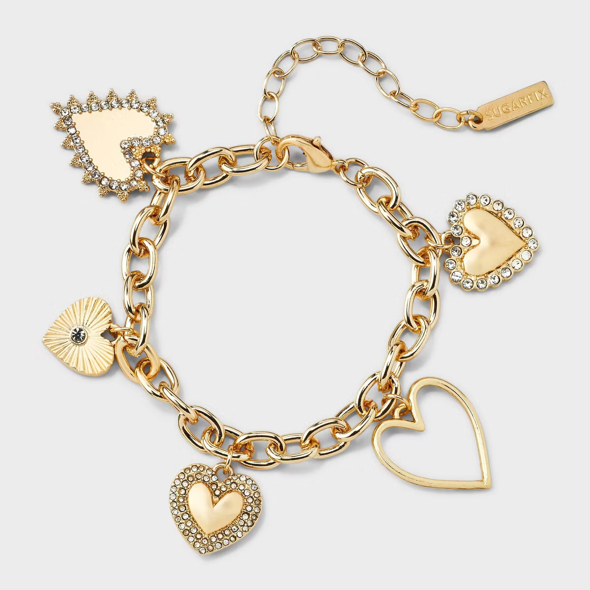 SUGARFIX by BaubleBar Change of Hearts Bracelet - Gold | Target