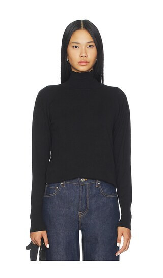 ALL THE WAYS Clarke Turtleneck Sweater in Black. - size M | Revolve Clothing (Global)