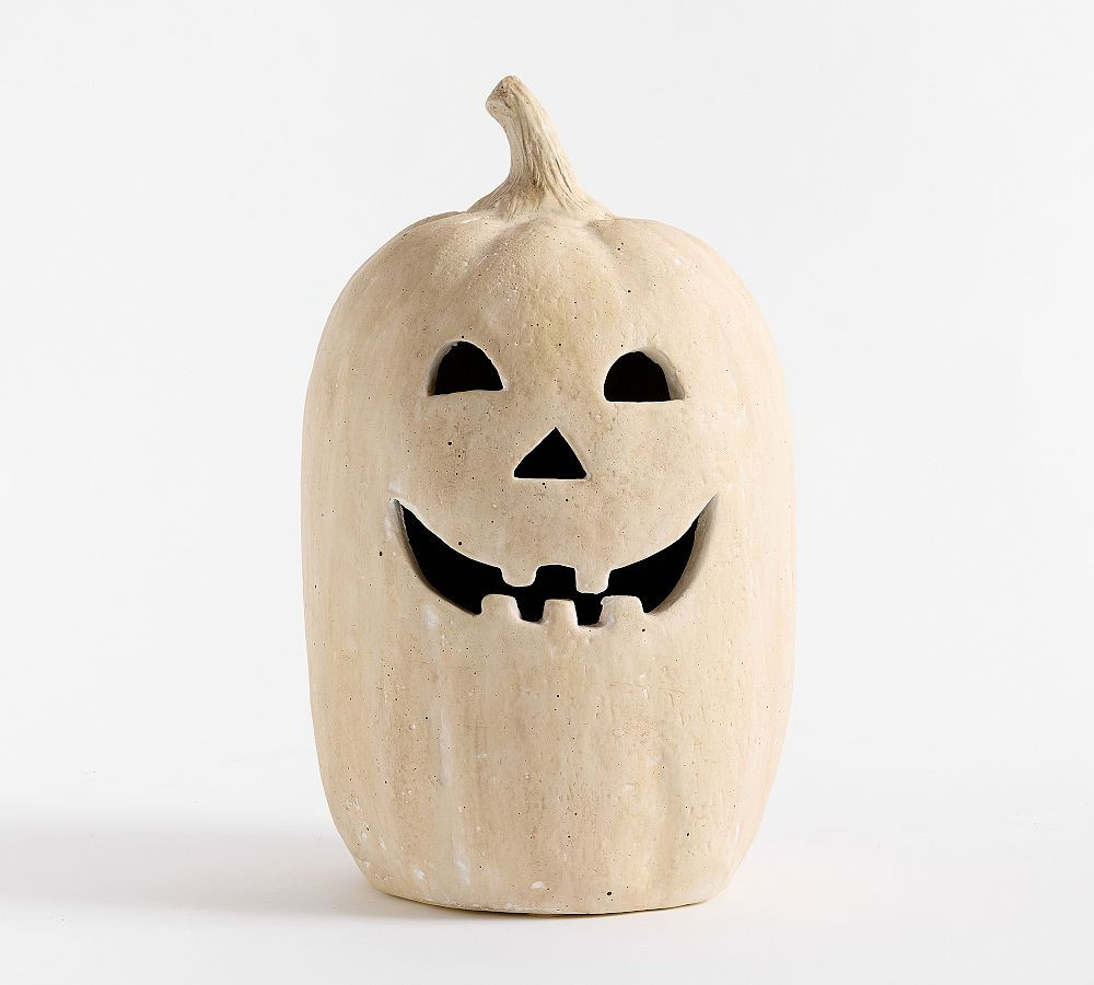 Handmade Terracotta Jack O' Lantern | Pottery Barn (US)
