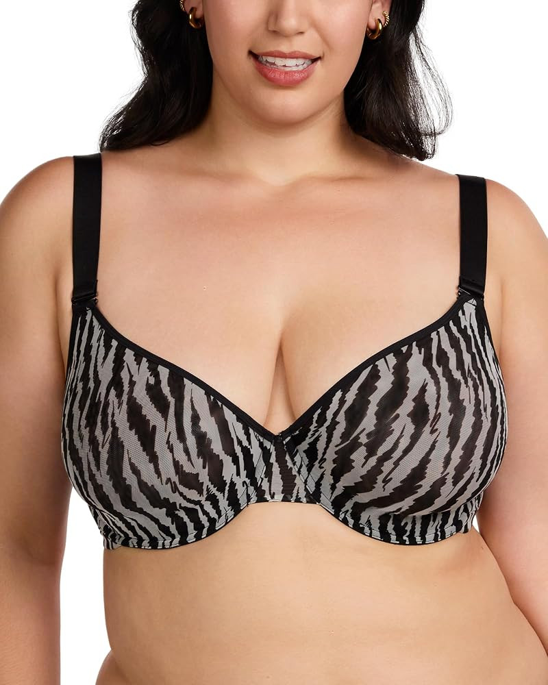 HSIA Bras for Women Lace Unlined Breast Minimizer Bra Full Coverage Bras with Underwire | Amazon (US)