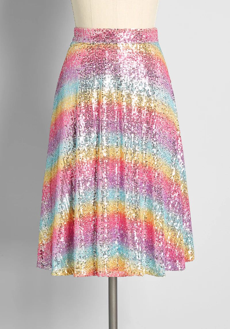 Prismatic Poise A-Line Skirt | ModCloth