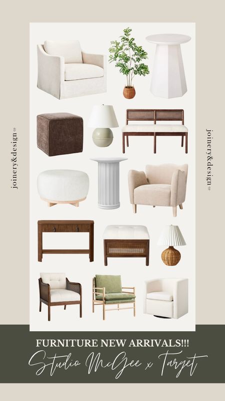 New Studio McGee Spring collection at Target! These are my favorite furniture finds - chairs, ottomans, and accent tables!

#targetfinds #livingroom #lamp #bench #console

#LTKSeasonal #LTKhome #LTKfamily
