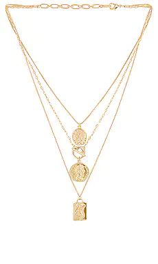 Amber Sceats Layered Coin Necklace in Gold from Revolve.com | Revolve Clothing (Global)