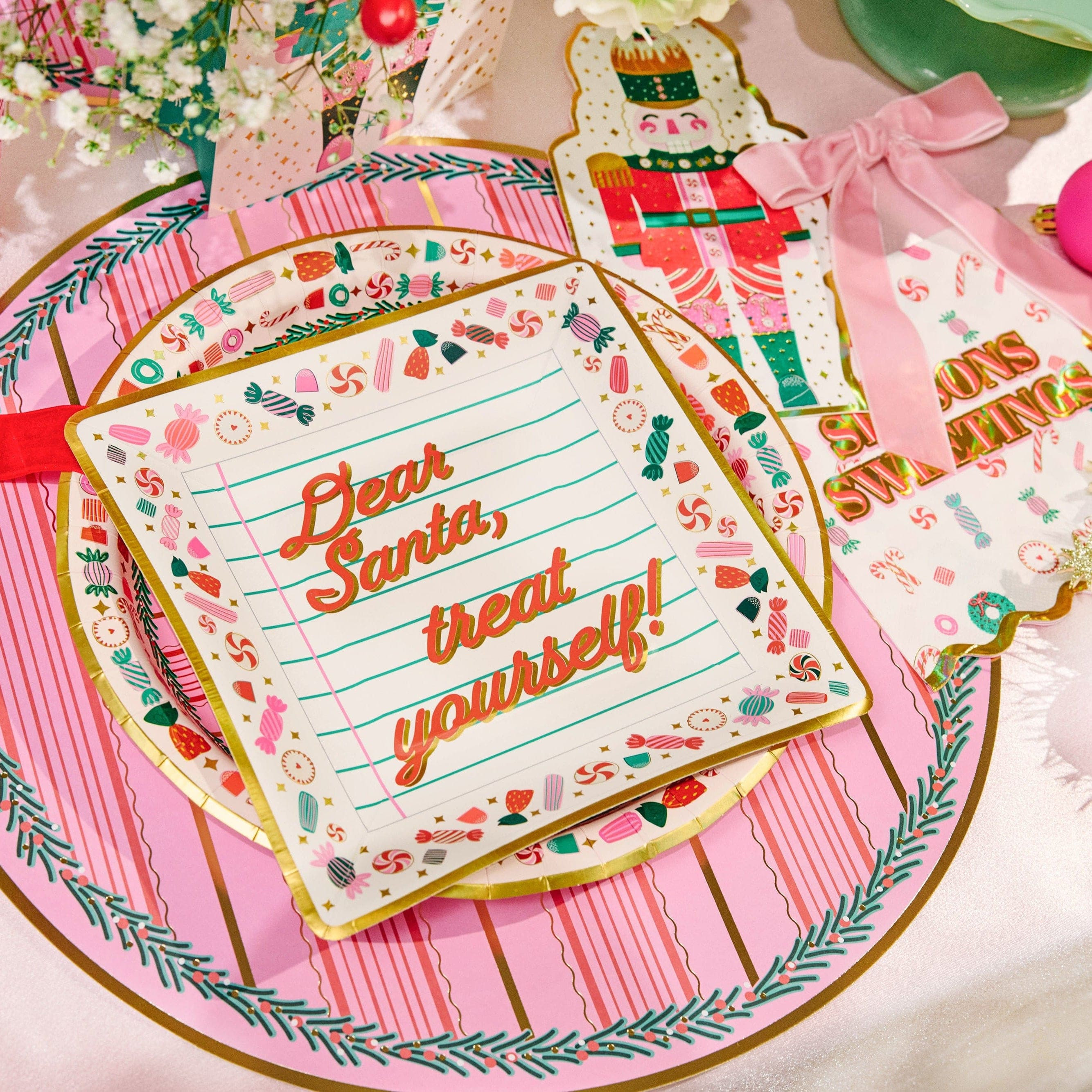 Seasons Sweetings Holiday Tableware Party Kit | Packed Party