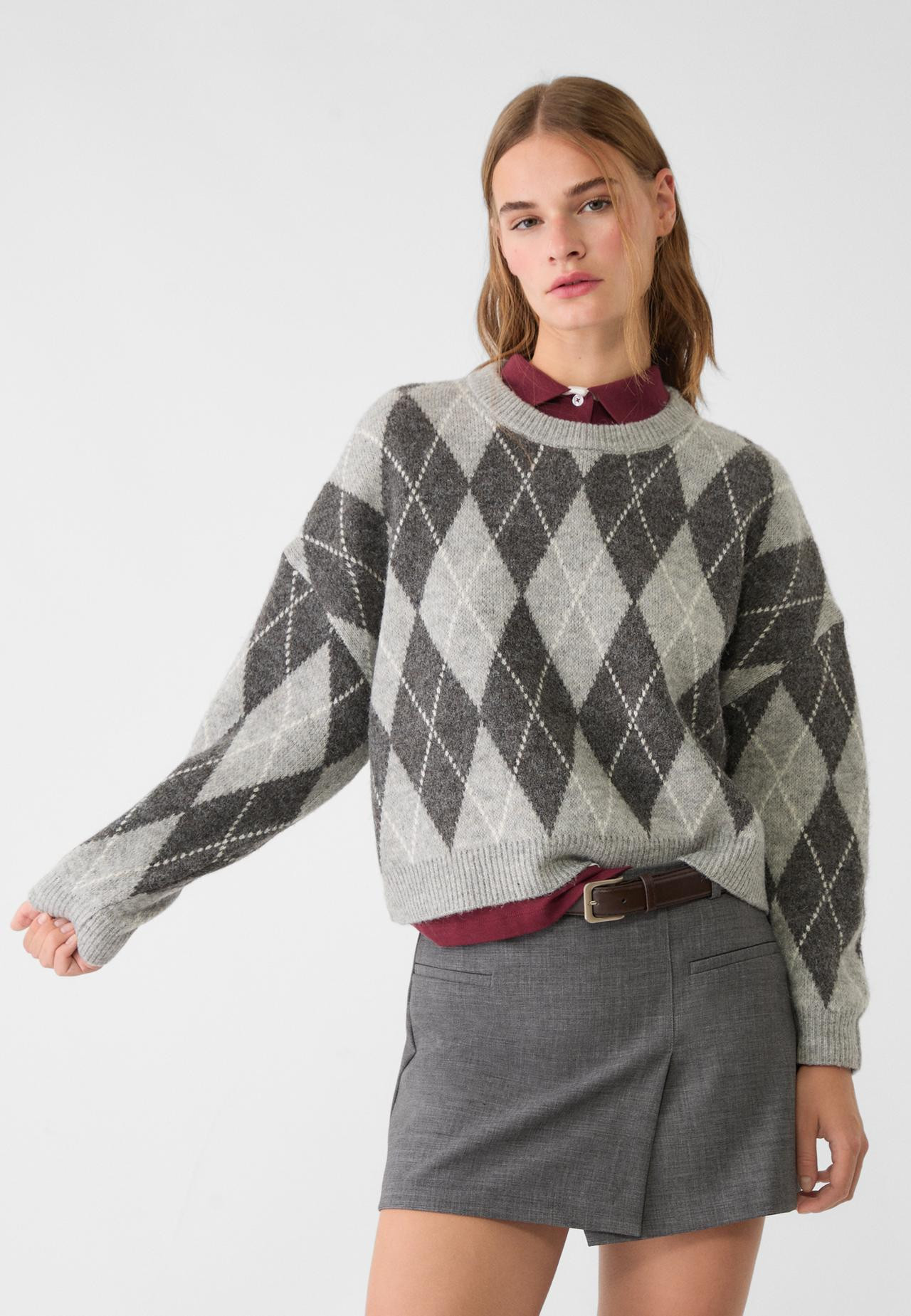 Maglia cropped rombi29,99 € Selezionare taglia | Stradivarius (IT)