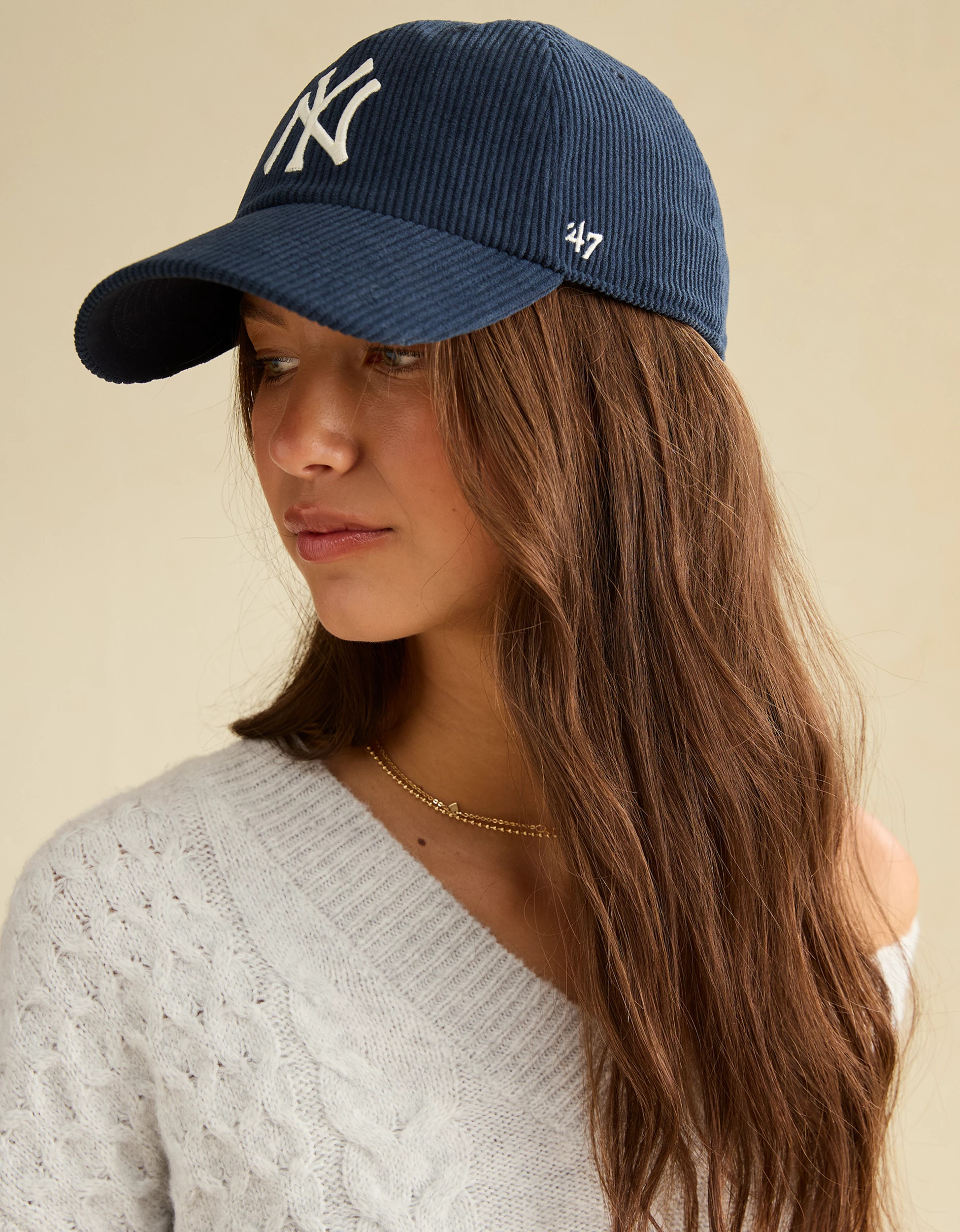 New '47 New York Yankees Corduroy Baseball Hat | American Eagle Outfitters (US & CA)