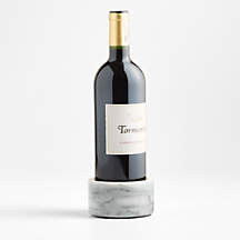 French Kitchen White Marble Wine Coaster + Reviews | Crate & Barrel | Crate & Barrel
