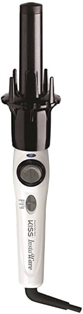 KISS Instawave Deluxe Automatic Rotating Curling Iron, Self-Spinning, Ceramic Ionic Technology, T... | Amazon (US)