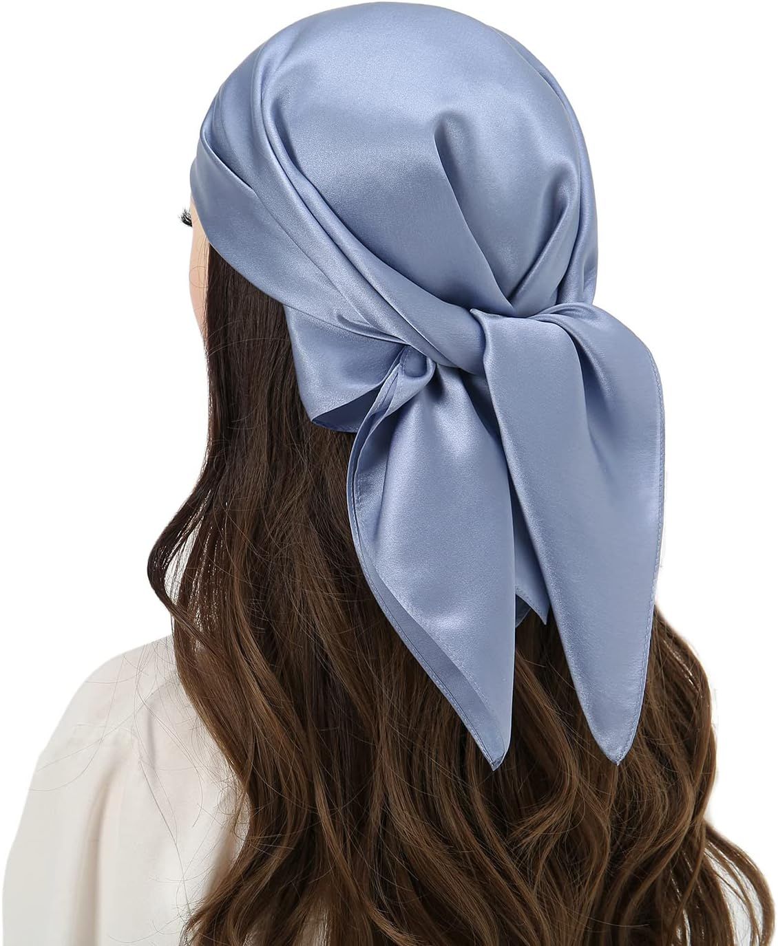 RIIQIICHY 100% Mulberry Silk Scarf Head Scarf for Women Hair Scarf for Sleeping Hair Wrapping Squ... | Amazon (US)