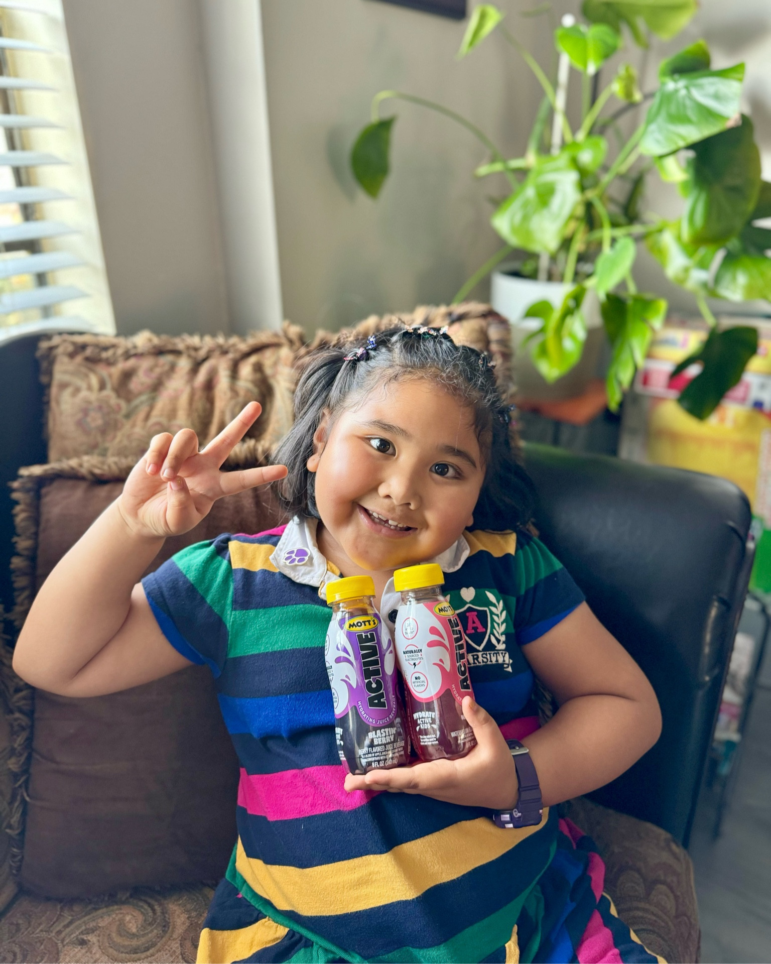 MADE FOR ACTIVE KIDS: Mott’s Active  contains naturally sourced electrolytes so you can feel good about good choices for your family.
NO SUGAR ADDED: Mott’s Active Blastin’ Berry and Watermelon Burst  beverage have real juice blends with no added sugar.
GREAT TASTE: Available in Blastin’ Berry and Watermelon Burst, Mott’s Active gives you the flavors that satisfy their taste buds while providing the hydration kids need to stay active all day long.
NATURAL GOODNESS: Mott’s Active  is gluten-free, caffeine-free, Kosher, and contains no artificial flavors or sweeteners.


#LTKHome #LTKKids #LTKFamily