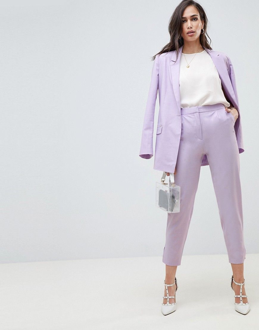 ASOS DESIGN tailored lilac occasion pants - Purple | ASOS US