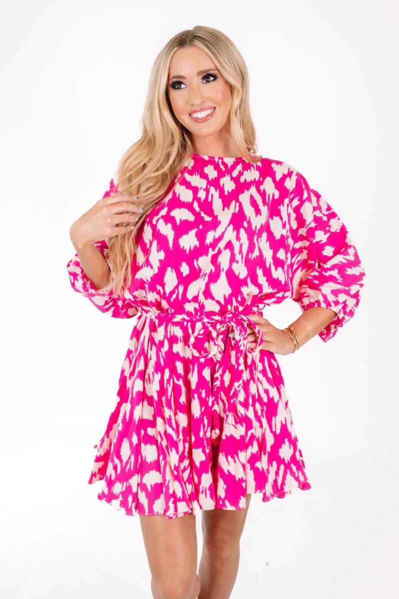 Perfect Storm Dress - Fuchsia | The Impeccable Pig