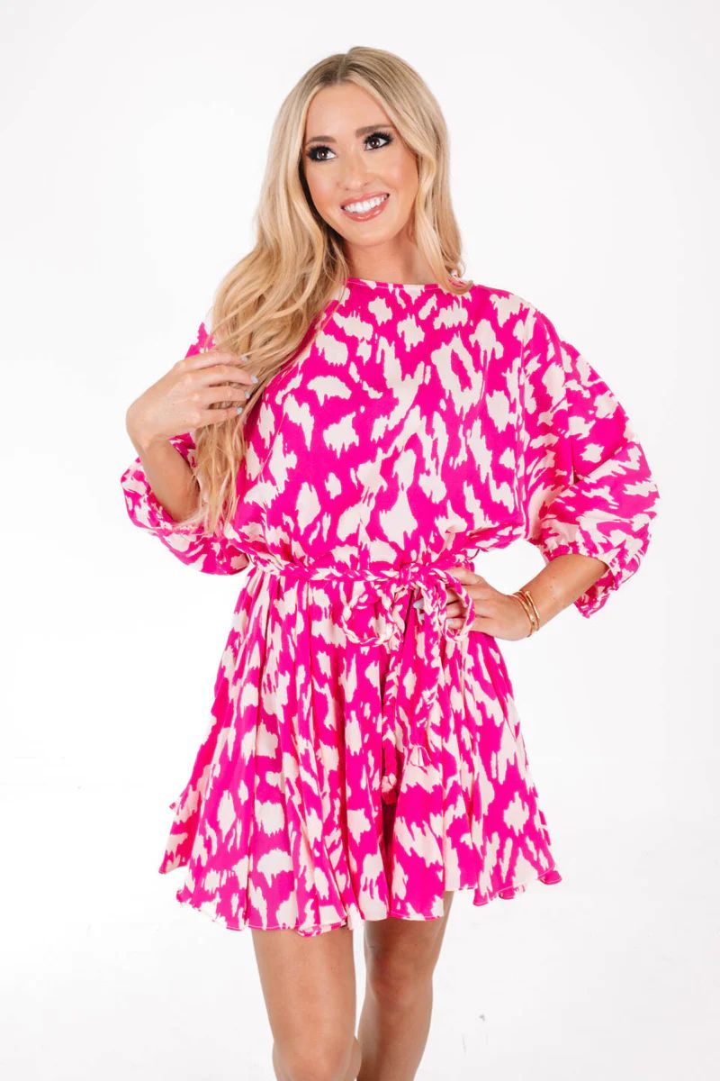 Perfect Storm Dress - Fuchsia | The Impeccable Pig