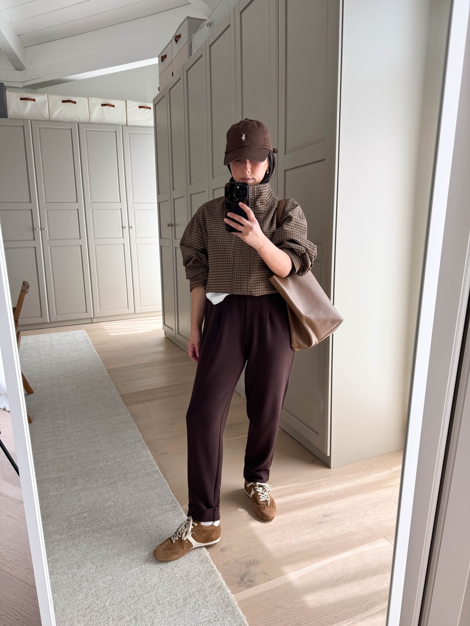 Forever mixing leisure and casual wear as a mom of 2 which values comfort! Mango jacket is on sale!

Mango jacket xs
AYR tee medium
Varley rolled cuff pants 25” xs
Larroude sneakers 36. Size up a full size. 
Mansur Gavriel tote - color is old
Polo Ralph Lauren hat
Dorsey Cecilia earrings 3.4

#LTKPetite #LTKmomlife #LTKootd