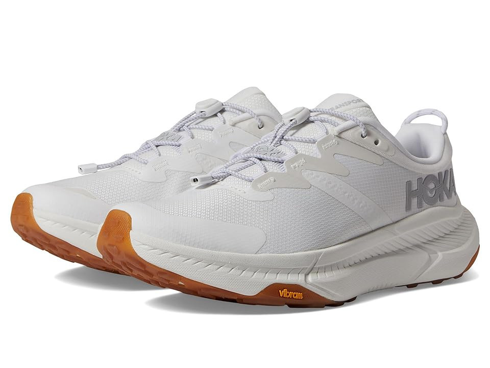 Hoka Transport Women's Shoes White/White : 7.5 B - Medium, Textile/Synthetic | Zappos