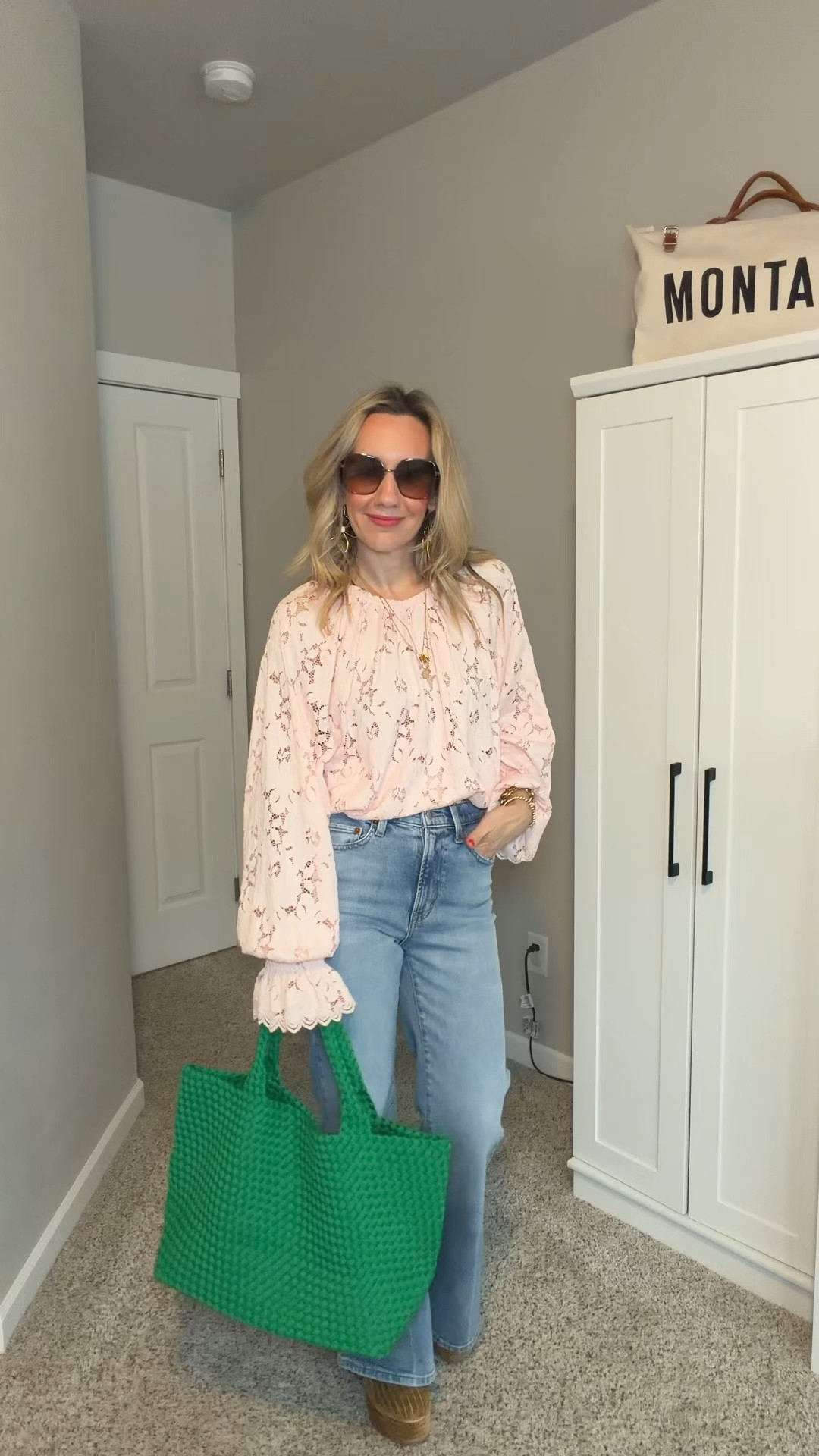 Spring outfit loading! Perfect for a lunch date or a quick work meeting! This lace top is a Free People find from a few years ago, but I have a Cupshe dupe for it and it’s SO good! I have the white version and LOVE it!! 

Also linked some of my current favorite free people lace tops! 

#LTKSeasonal #LTKootd #LTKWorkwear
