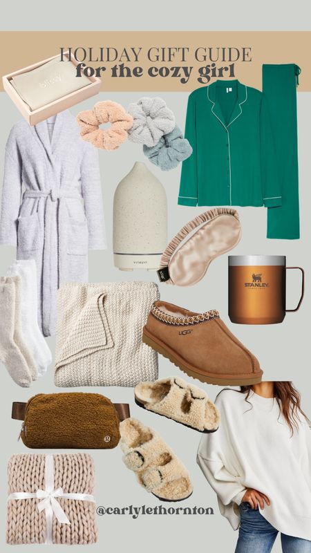 Holiday gift guide for the cozy girl