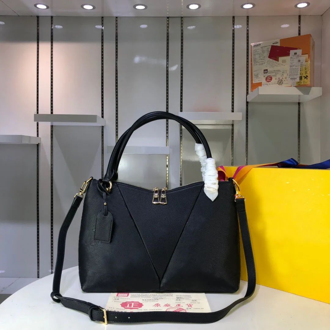 Original High Quality Designer Luxury Handbags Purses V TOTE BB Bag Women Tote Brand Cowhide Embo... | DHGate
