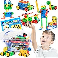 Amazon.com: Brickyard Building Blocks STEM Toys - Educational Building Toys for Kids Ages 4-8 wit... | Amazon (US)
