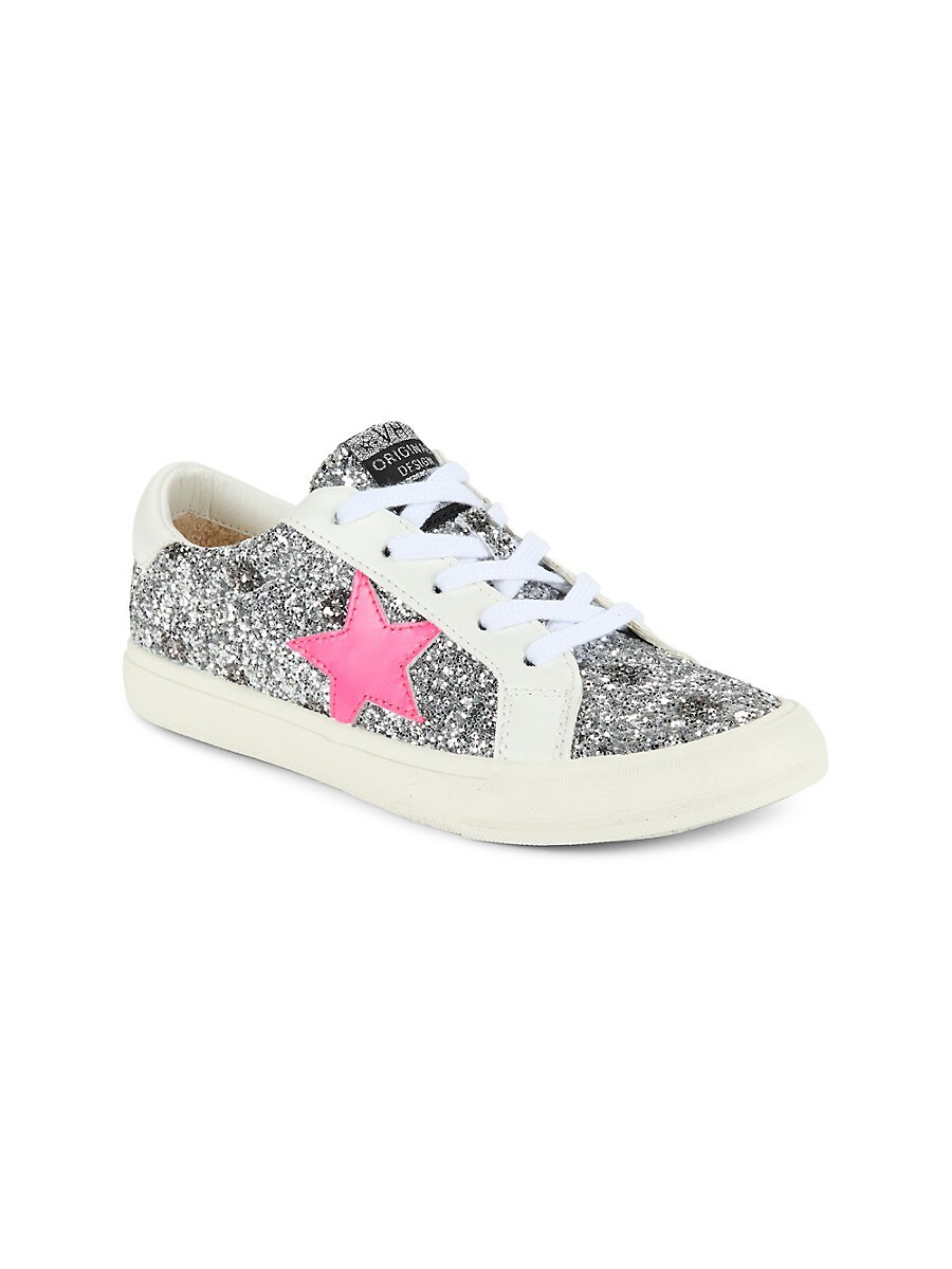 Vintage Havana Blair Little Girl's & Girl's Blair Glitter Sneakers - Silver Fuchsia - Size 5 (Child) | Saks Fifth Avenue OFF 5TH