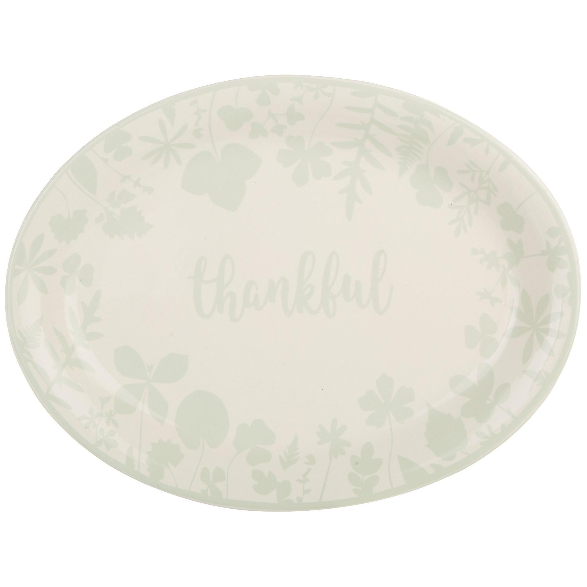 Harvest Thankful Platter - Sage-Sage-4235100742200   | Burkes Outlet | bealls