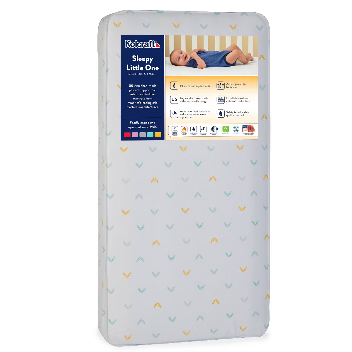 Kolcraft Sleepy Little One Crib and Toddler Mattress | Target