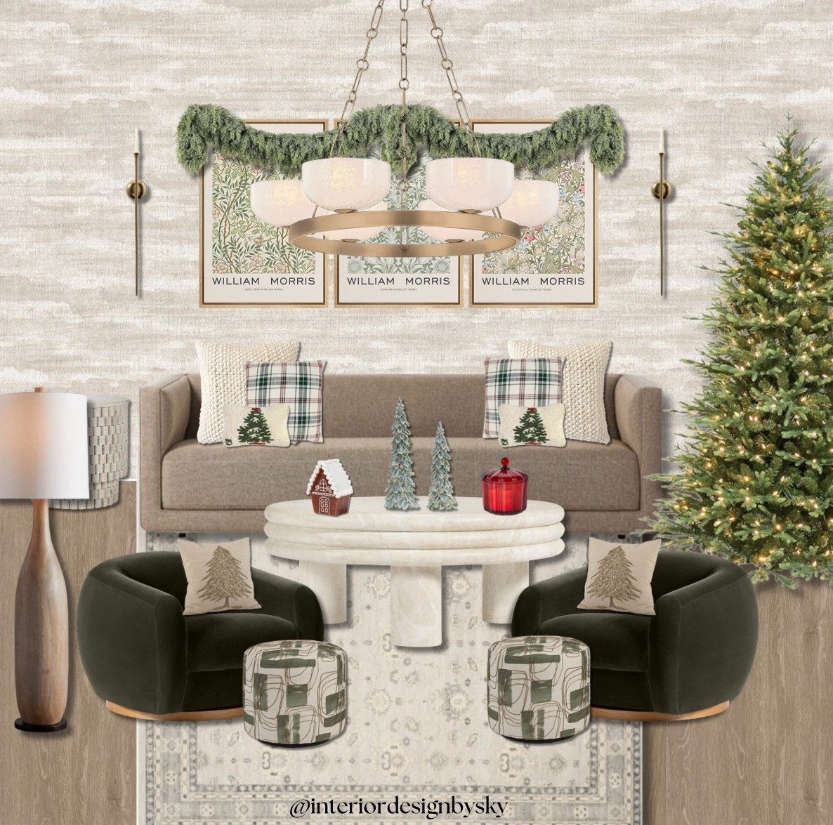Holiday elegance meets cozy charm 🎄✨
A timeless living room layered with warmth, texture, and a touch of festive sparkle — proof that neutrals can still feel merry and bright.

#HolidayDecor #ChristmasInspo #CozyInteriors #HolidayHome #NeutralChristmas #InteriorDesignBySky

#LTKHome