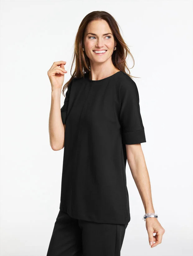 Passport Ponte Dolman Pullover | Talbots