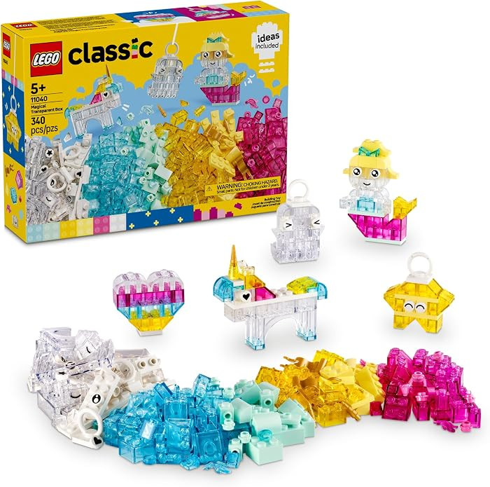 LEGO Classic Magical Transparent Box - Preschool Learning Toy for Boys and Girls, Ages 5+ - Birth... | Amazon (US)