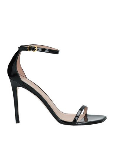Stuart Weitzman Woman Sandals Black Size 9.5 Soft Leather | YOOX (US)