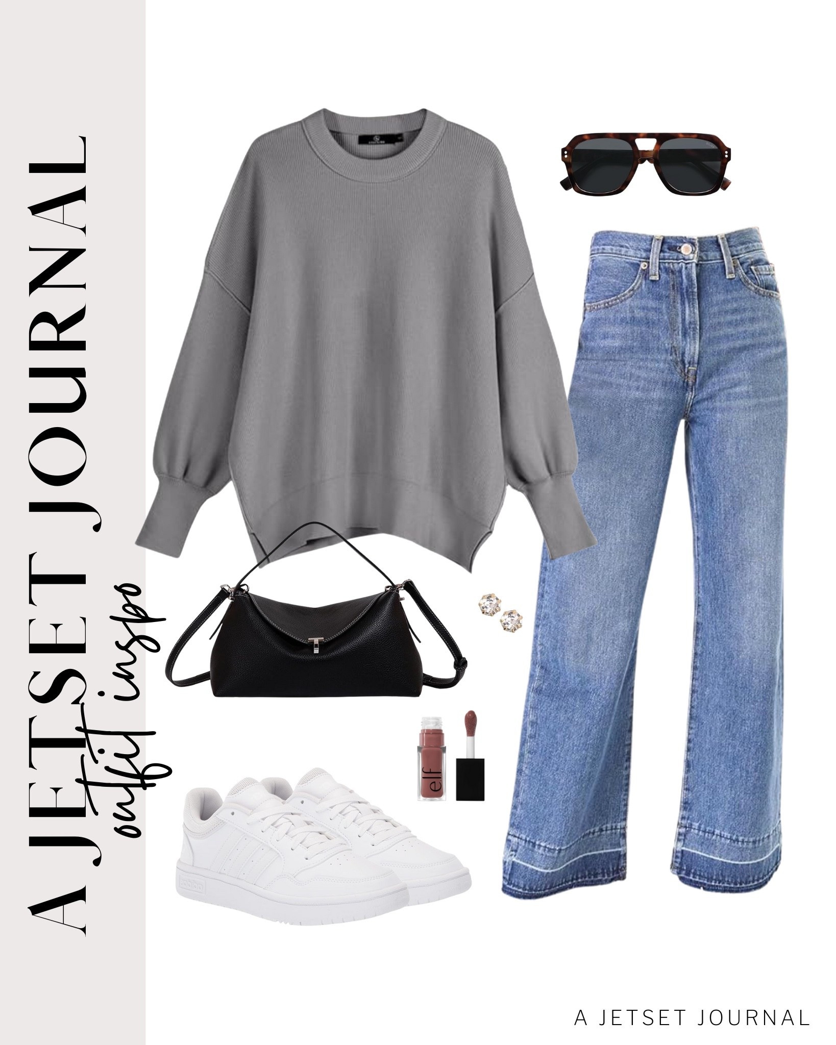 Keeping it simple with a cozy sweater, jeans, and a few accessories!
high waisted wide leg jeans, studded earrings, lip oil, airport outfit, fall fashion, comfy outfit, fall style, everyday look, running errand outfit idea, makeup favorite, beauty must have, affordable style, amazon fashion

#LTKStyleTip #LTKSeasonal #LTKU