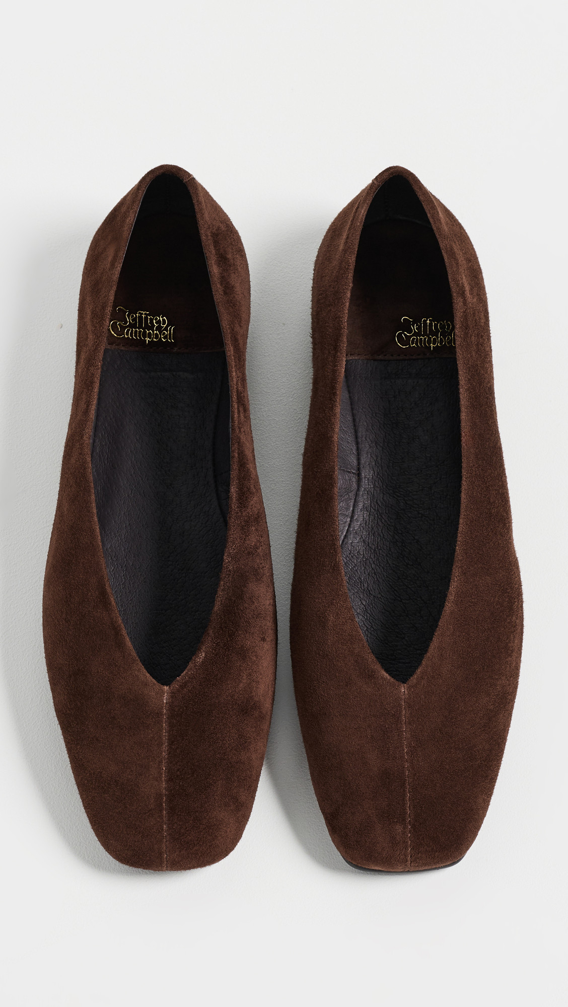 Jeffrey Campbell Fathom Flats Brown Suede 7 | Shopbop