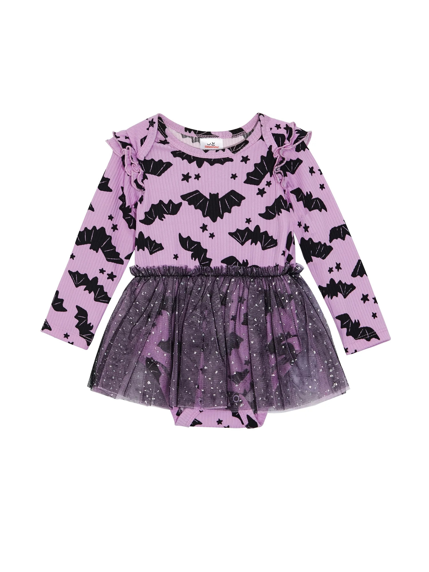 Way to Celebrate Baby Girl Halloween Tutu Dress, Sizes 0-3M, 3-6M, 6-9M | Walmart (US)