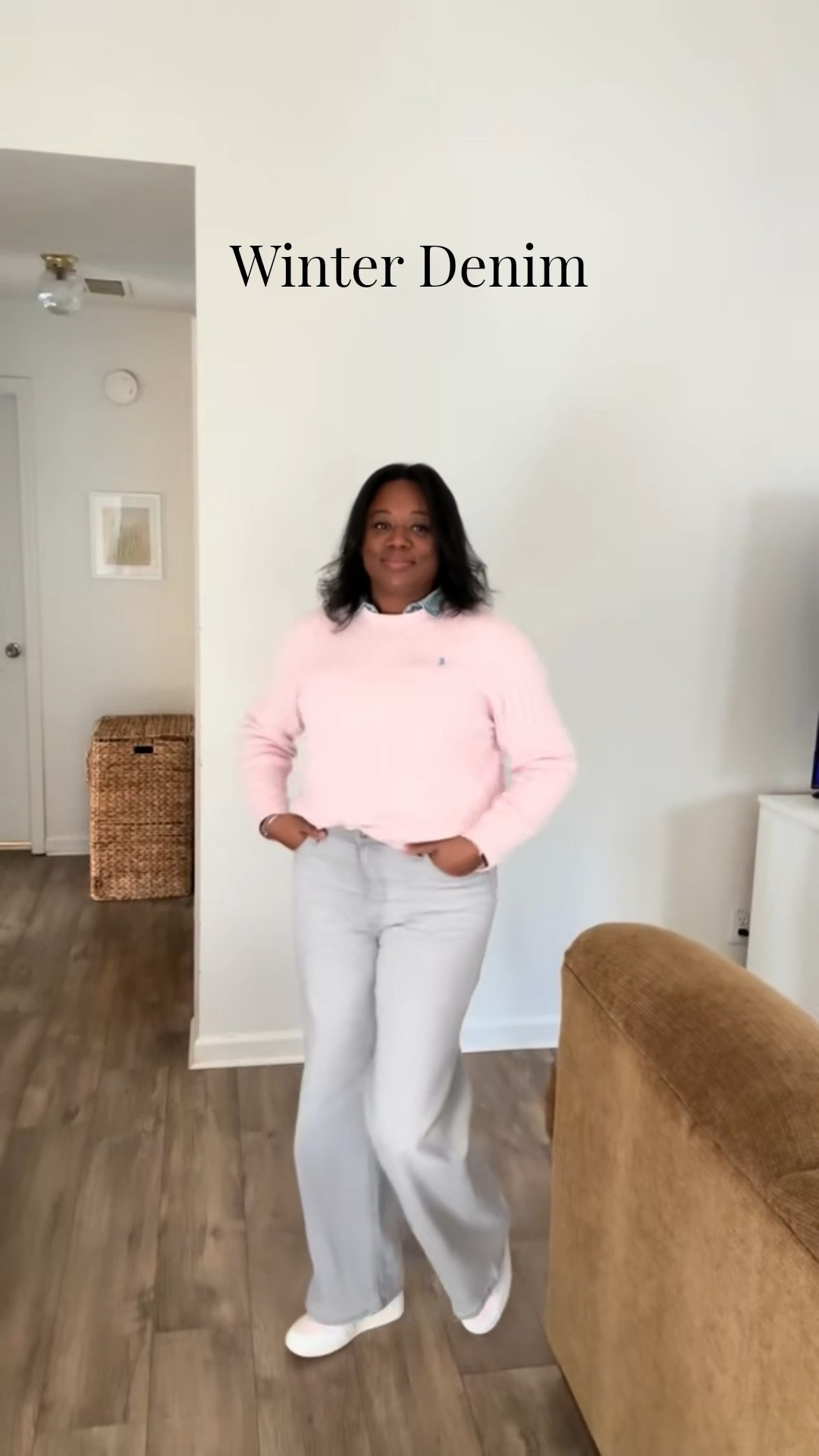 How to style wide leg denim for cold weather 🧥✨ I love balancing the silhouette with a tailored wool coat and pointed-toe boots to keep the look polished. Finding denim for winter can be tricky with footwear, but this wash goes with everything from black leather boots to neutral sneakers. Click the link in my bio to shop these trending jeans and see more winter outfit inspiration! #LTKseasonal #winterjeans #widelegdenim #howtostyle #winterfashion2026 #denimstyle #styleinspo #winterdenim

#LTKOver40 #LTKFindsUnder100 #LTKmomlife