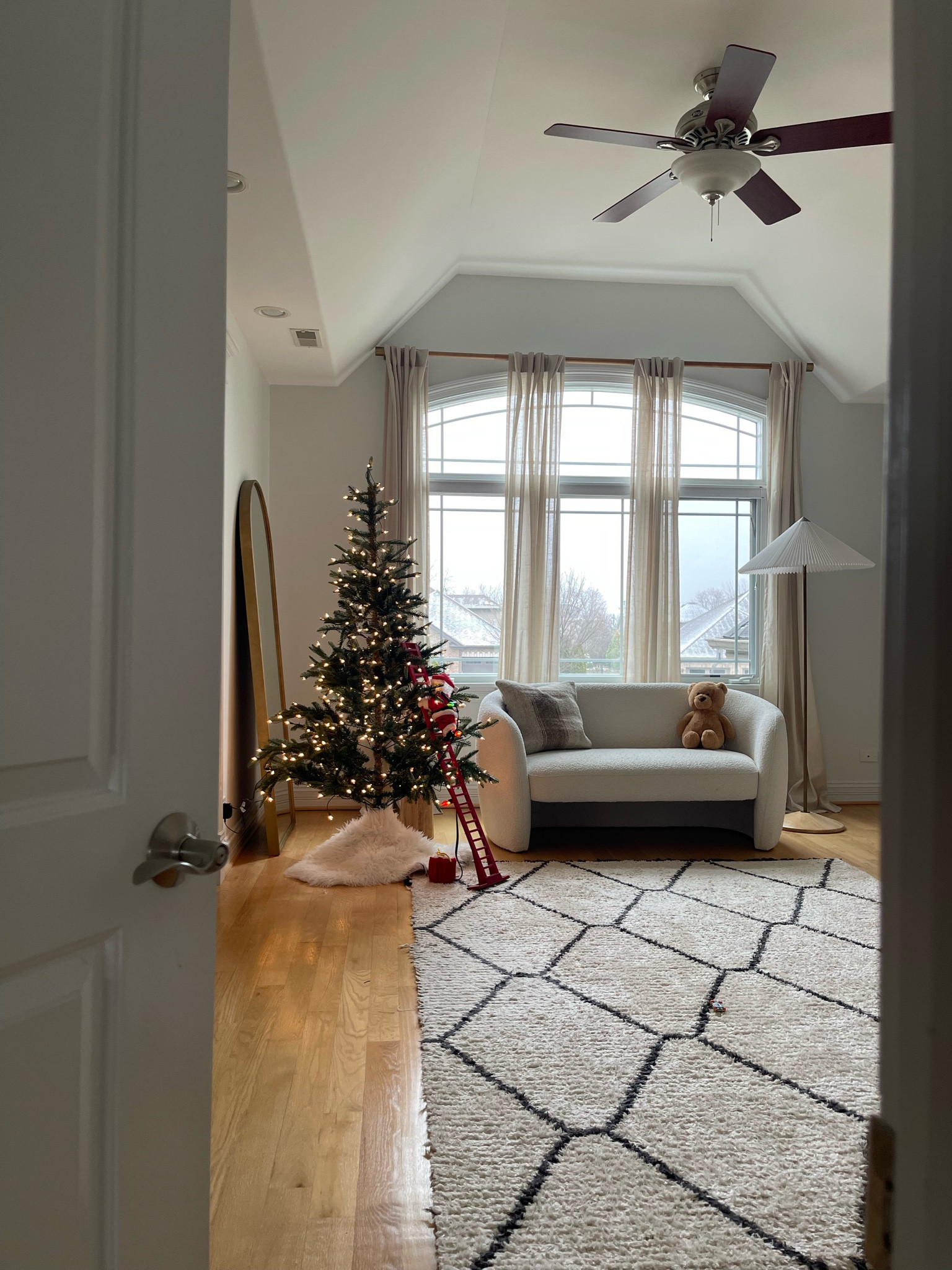 We added one more Christmas tree 🌲🎅🏻❤️ @Amazon @AmazonHome 

Amazon Home, Christmas tree, Christmas, climbing Santa, Santa, Sheepskin rug, Christmas garland, garland, Holiday, Christmas, bedroom, lamp, 

#LTKSeasonal #LTKHoliday #LTKhome