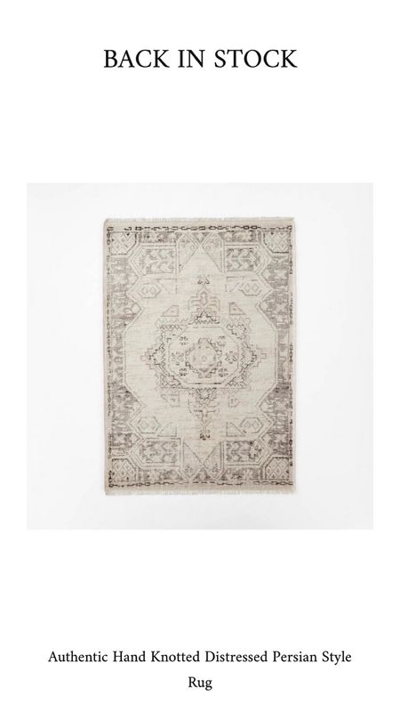 Living room rug back in stock. 9x12. Authentic Hand Knotted Distressed Persian Style Rug. 

#LTKfamily #LTKhome #LTKGiftGuide