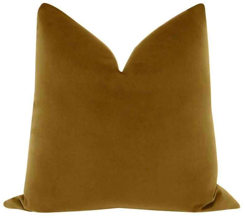 Signature Velvet // Marrakesh Pillow COVER ONLY | velvet pillow | throw pillow | cotton velvet | des | Etsy (US)