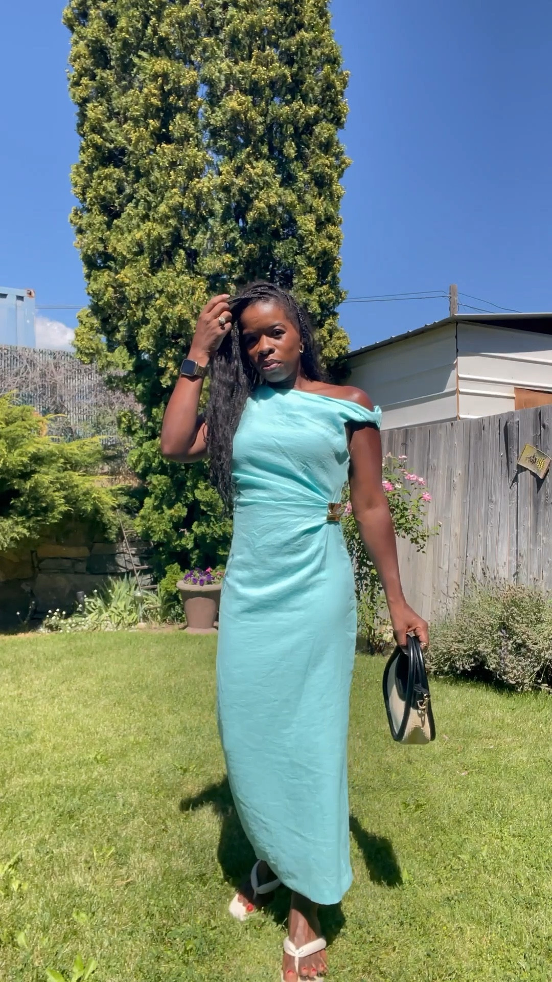 Obsessed with this dress 🩵

#LTKStyleTip #LTKOver40 #LTKSeasonal