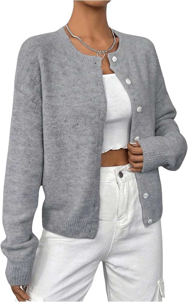 Cardigan Gris | Amazon (CA)