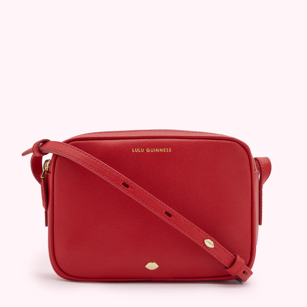 LULU RED LEATHER COLE CROSSBODY BAG | Lulu Guinness (UK)