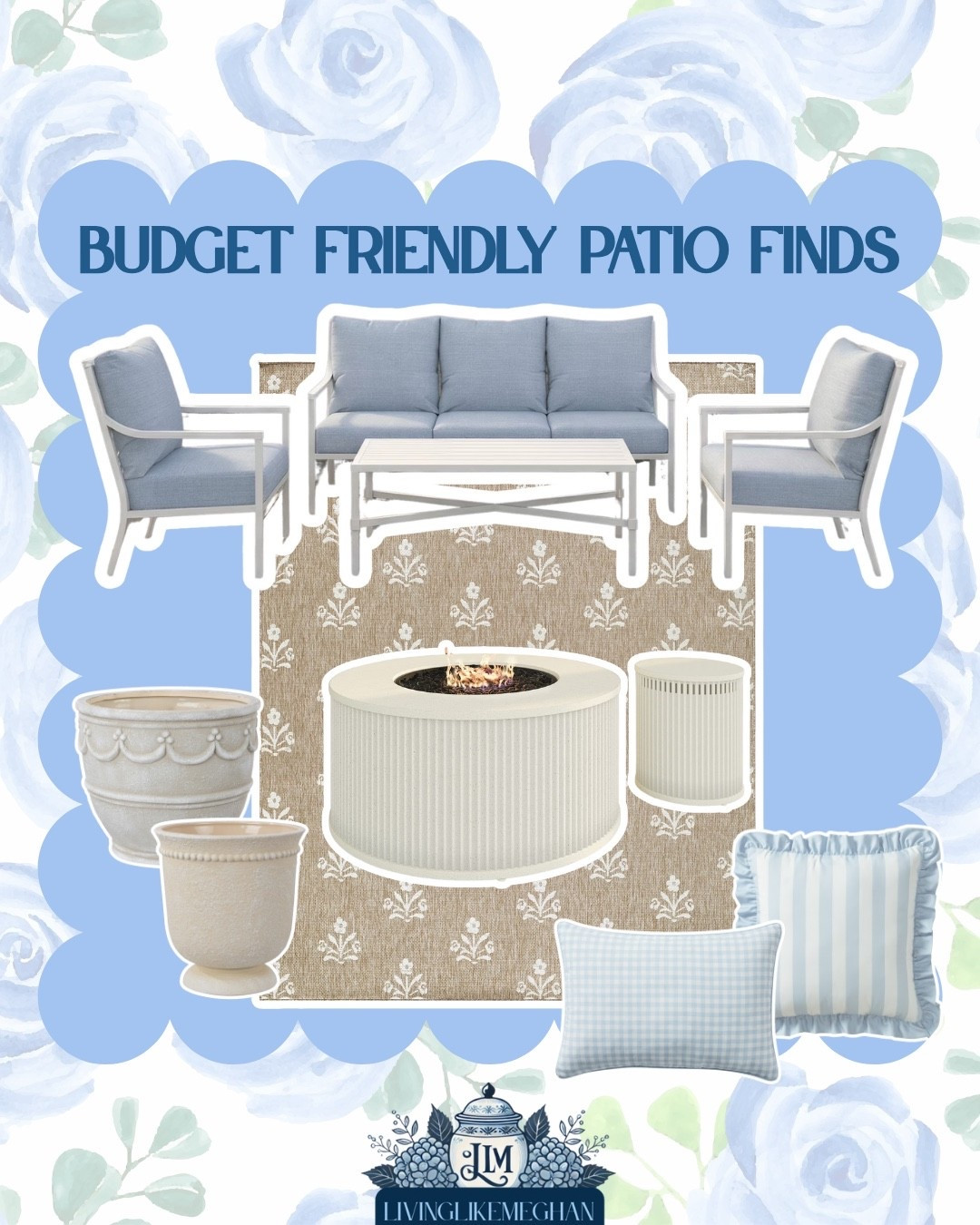 Coastal Patio Refresh for Less 🌊

Getting the backyard ready for warmer weather! I’m obsessed with this fluted fire pit and the scalloped detail on these planters. Adding some gingham and striped ruffles is the easiest way to make a basic outdoor set feel totally custom!


Outdoor furniture, patio decor, fluted fire pit, outdoor pillows, coastal outdoor living, Walmart finds

#LTKSeasonal #LTKHome #LTKSaleAlert