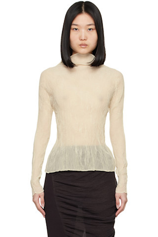 Yellow Twist June Turtleneck | SSENSE