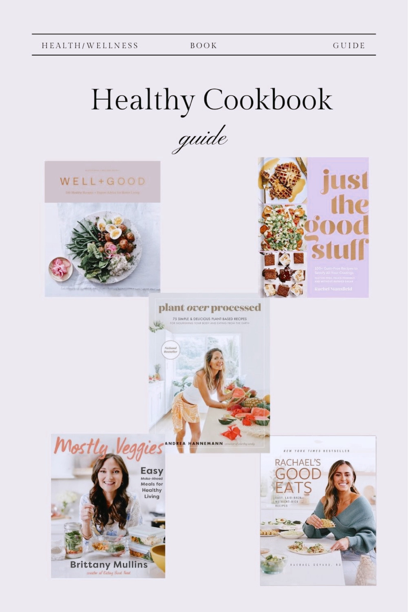 My favorite healthy cookbooks! Perfect for the whole family or if you’re cooking for one! The focus is on high quality and nutrient dense foods! 

#LTKFamily #LTKGiftGuide