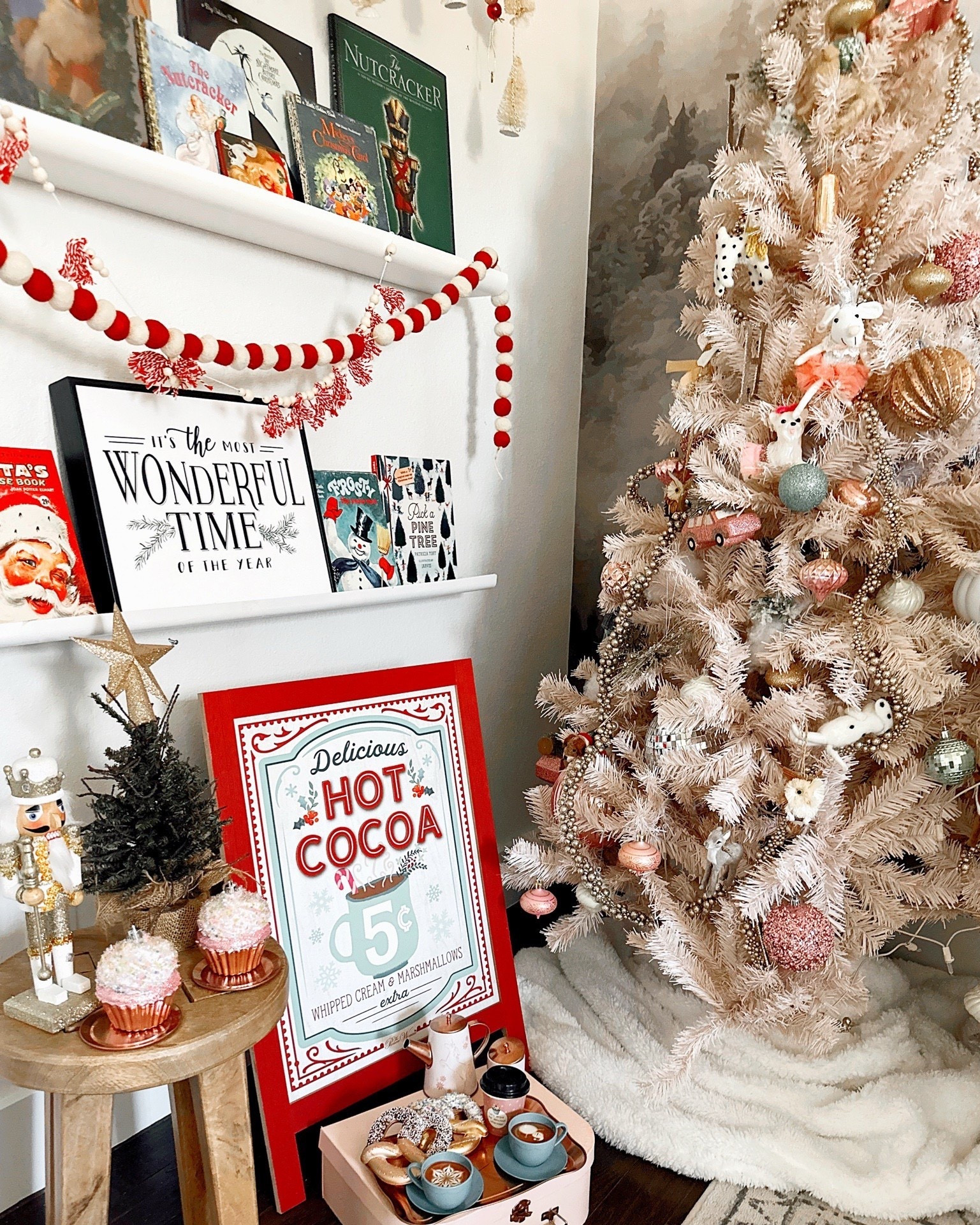 Pink champagne Christmas tree so beautiful 

#LTKSeasonal #LTKHome #LTKHoliday