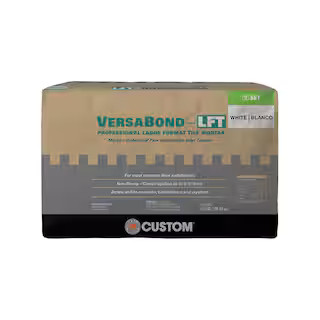 VersaBond-LFT 50 lb. White Professional Medium Bed Large Format Tile Mortar | The Home Depot