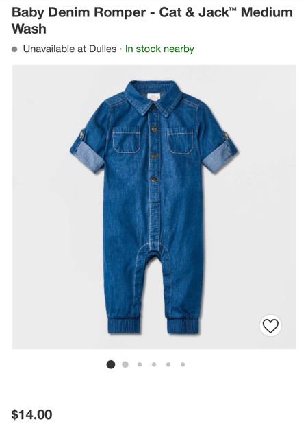 Eleanor’s denim romper 
.
.
Baby outfit / baby girl / Children’s clothes / denim / fall style / outfit ideas

#LTKbaby #LTKkids