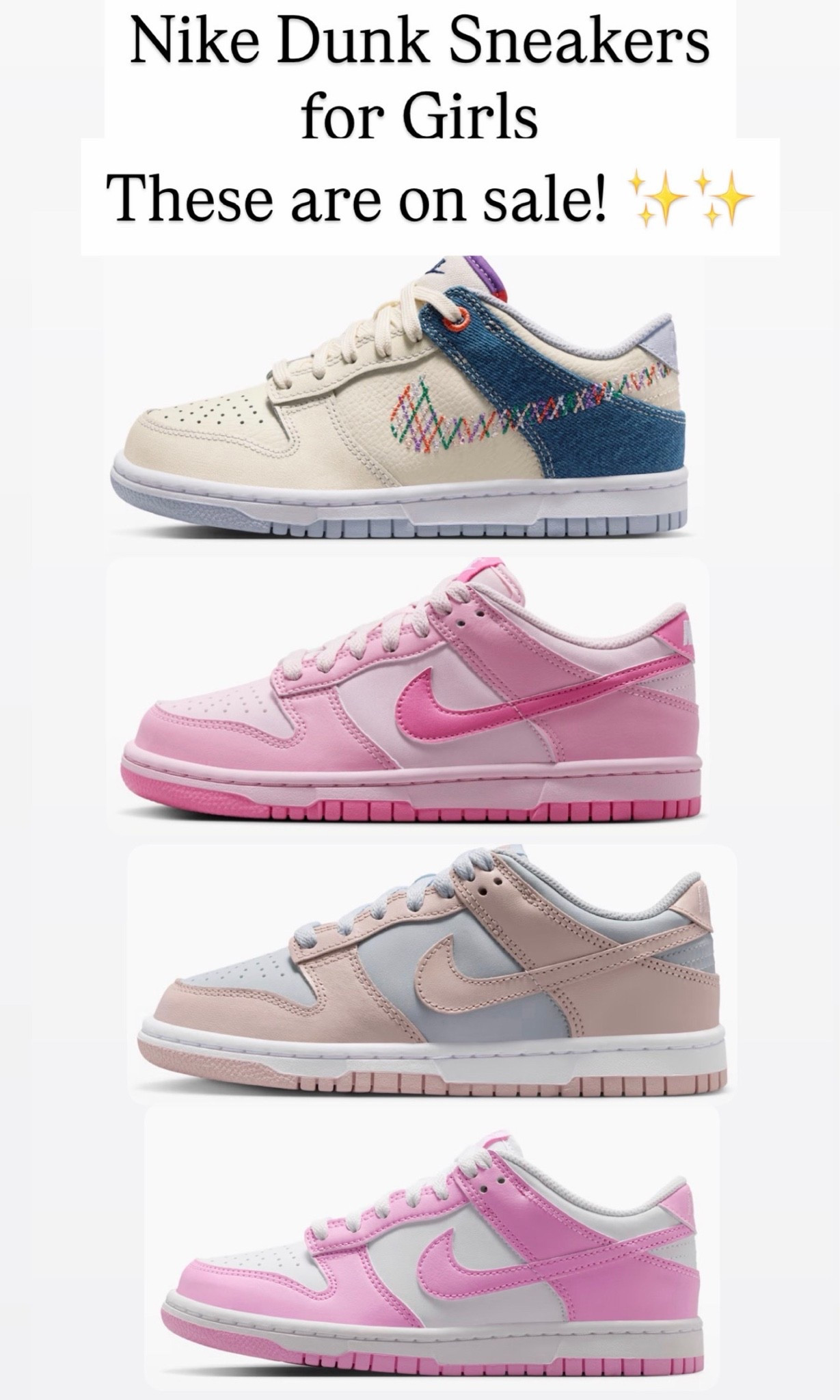Nike Dunk sneakers for girls

#LTKKids #LTKSaleAlert