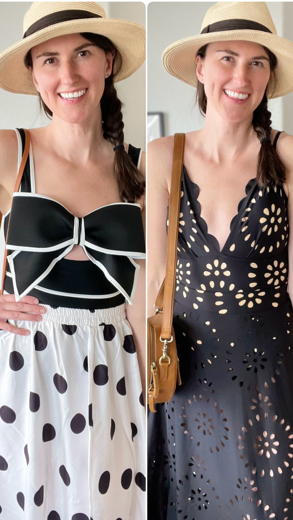 Black & white swimwear sets!!! So cute! Wearing a size medium 

#LTKFindsUnder50 #LTKWatchNow #LTKSwim